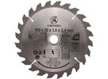 Lama Circolare In Metallo Duro | Ø 190 X 30 X 2,5 Mm | 24 Denti
