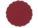 Duni 351843 Tassenuntersetzer - Ø 7,5 Cm, Bordeaux, 25 StüCk