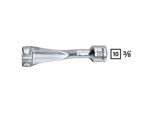Hazet 4550 Chiave Per Tubi Di Iniezione ∙ Quadro Cavo 3/8 Di Pollice (10 Mm) ∙ Profilo Esterno A Doppio Esagono ∙ 17 Mm