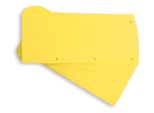 Oxford 400014010 Strisce Divisorie Duo 160 G/M² Cartone - Giallo, 60 Pezzi