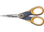 Westcott E-33650 00 Forbici Westcott In Titanio Antiaderente, Lunghezza: 130 Mm, Grigio/Giallo