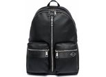 Replay Zaino Con Scomparto Per Laptop Backpack Black Nero