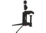 Inline® Treppiede Da Tavolo 19 Cm Con Morsetto A Vite, Nero Con Testa A Sfera