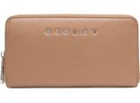 Replay Portafoglio Zip Around Wallet Dirty Pale Beige Marrone Chiaro