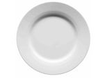 MäSer 547-020 Modesta Piatto Piano 27 Cm, Porcellana, Bianco