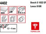 Lama Bimetallica Mps Fresata E Regolata Lunghezza Totale 200/Lunghezza Denti 180 Mm, Passo Dei Denti 1,4 Mm : 1,4 Mm : 200 Mm Lunghezza Totale: 200 Mm Passo Dei Denti: 1,4 Mm
