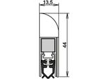 Guarnizione Porta Wind-Ex 1-310 1-S.L.860Mm Alu.Silverf.Hlt Athmer