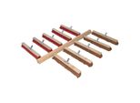 Set Di 5 Scope In Cocco/Elastone L.600Mm Ciascuna L.10 Manici L.1400Mm