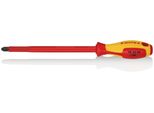 Knipex 98 24 04 Cacciavite Per Viti Con Testa Phillips® Impugnatura Multicomponente Isolante Phillips®, Vde Brunito 320 Mm