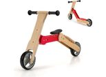 Costway 2 In 1 Monopattino Convertibile Per Bambini, Balance Bike Con Manubrio Antiscivolo E Sedile Rimovibile, Monopattino Per Bambini Dai 3 Anni In Su