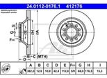 Disco Freno Ate 24.0112-0176.1