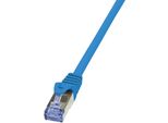 Logilink Professional CQ3016S Cavo Patch Logilink, Cat. 6A, S/Ftp, 0,25 M, Blu