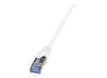 Logilink Professional CQ3111S Cavo Patch Logilink, Cat. 6A, S/Ftp, 20,0 M, Bianco