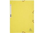 Exacompta Cartella Con Elastico 3 Lembi Manila Cartone Din A4 Giallo Agrumi