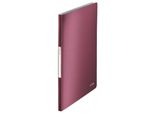 Cartella Leitz Style, A4, Pp, Con 40 Tasche, Rosso Granata