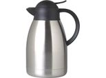 Isolierkanne 18/10 Edelstahl, Doppelwandig, Mit Einhandausguss, 1,50 Liter
