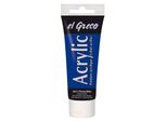 Kreul 28312 Kreul Acrylfarbe El Greco, Ultramarinblau, Tubo Da 75 Ml