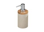 Wenko Dispenser Per Sapone Bagno Cucina Ospite Wc Dispenser 200 Ml Lozione Sabbia-Bamboo