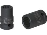 Ks Tools 3/8" Presa Elettrica A 12 Punte Corta 22 Mm - 515.1567"
