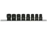 Ks Tools Set Di Bussole Esagonali 3/8" Corte 8 Pezzi - 515.0608"