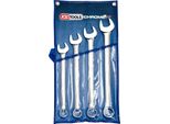 Ks Tools Chrome+ Set Di Chiavi Combinate, 4-Pz.24-32Mm, W., 518.0644