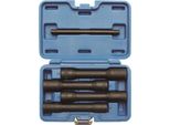 Bgs Set Di Chiavi A Bussola Con Profilo A Spirale / Estrattori Di Viti, Attacco Quadro Profondo 12,5 Mm (1/2") Sw 17 -22 Mm 5 Pz"