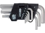 Ks Tools Set Di Chiavi A Bussola Esagonali, In Supporto Pieghevole, Set Da 9 Pezzi1,5-10 Mm