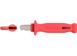 Ks Tools Coltello Spelacavi Isolato, 182 Mm, 117.1391