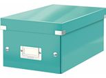 Leitz Contenitore Per Dvd Click & Store Wow, Blu Ghiaccio