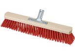NöLle 234393 NöLle Besenkopf Power Stick Saalbesen Rot Holz 60,0 Cm Breit