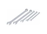 Ks Tools Set Di 5 Pezzi Di Chiavi Ad Anello/Chiavi Aperte Extra Lunghe 8-19 Mm In Acciaio
