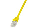 Logilink Patch Cord Econline, Cat. 6, U/Utp, 0,5 M, Gelb