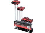 Set Di Chiavi Per Perni Angolari Torx Con Impugnatura A T, 9 Pz