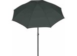 Siena Garden Ombrellone A Palo Centro Città Antracite/Terracotta Ø 180 Cm