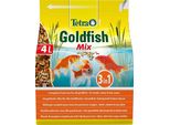 Tetra Pond Goldfish 3In1 Mix - Miscela Di Cibo Per Pesci In Fiocchi, Stick E Gammarus Per Tutti I Pesci Rossi E D'acqua Fredda Del Laghetto, Sacchetto Da 4 Litri