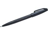 Pentel Sign Pen Penna Tecnica Fine Nero 12 Pz