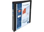Exacompta Pr„Sentations-Ringbuch, A4 Maxi, Schwarz, 4D-Ring