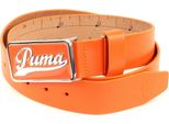 Puma Pelle Cintura Script Fitted Belt Ctl W115 Vibrant Orange Arancio Fluo