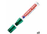 Edding 4-850 004 Marcatore Permanente Punta Smussata Verde 5 Pz