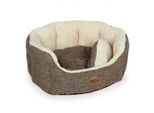 Letto Nobby Comfort Ovale "Alba"" L X P X A: 55 X 50 X 21 Cm Marrone"