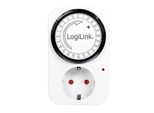 Timer Meccanico Logilink Bianco (Confezione Blister Da 1)