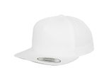 Flexfit 6007 | Classic 5 Panel Snapback Cap / Berretto / Cappello - Colore: Bianco - Taglia: Unica