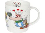 KöNitz Asterix Ich Bin Verliebt Becher, Tasse, Kaffeetasse, Bone China, Obelix, 400 Ml, 11 7 275 2050