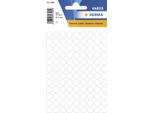 10X Etichette Multiuso Herma 1840 Bianco Ø 8 Mm Mat, 540 Pezzi