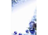 Sigel Weihnachts-Motiv-Papier "Blue Harmony"", A4, 90 G/Qm"
