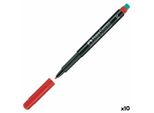 Faber-Castell 152521 Marcatore Permanente Rosso 1 Pz