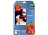 Sigel T1154 Carta Fotografica Inkjet-Everyday - 10X15 Cm, Lucido, 195 G/Mq, 50+50 Fogli