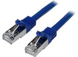 Startech.Com Cavo Di Rete Cat6 Ethernet Gigabit - Cavo Patch RJ45 Sftp Da 1M - Blu