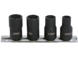 Ks Tools Set Di Bussole A Profilo Elicoidale 3/8" 4 Pezzi 8-13Mm 913.3850"