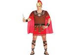 Costume Da Guerriero Romano Storico Gladiatore Carnevale Eroi Antichi, Taglia: 48 - 50 (M) Colore: Marrone
